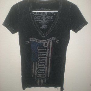 REDCHAPTER Brand T-Shirt  Top  New Size Small   Black